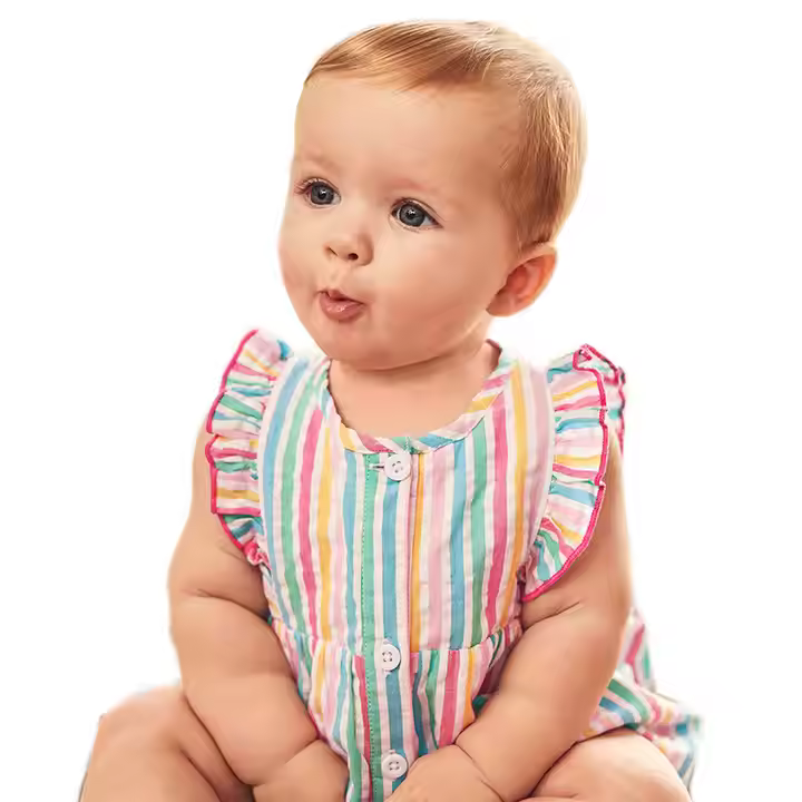 Baby girls cotton romper