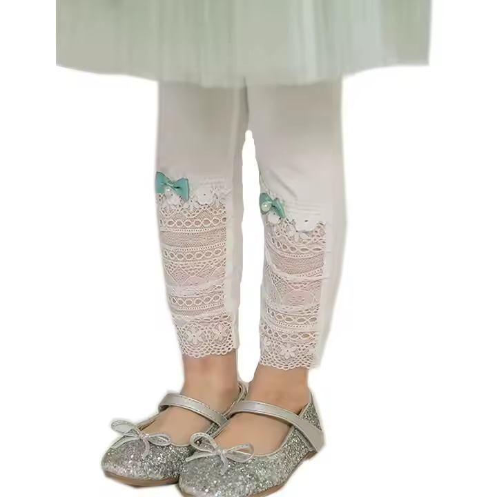 Children's Clothing Usa Lovely Girls Leggings Girls Lace Legging Wholesale