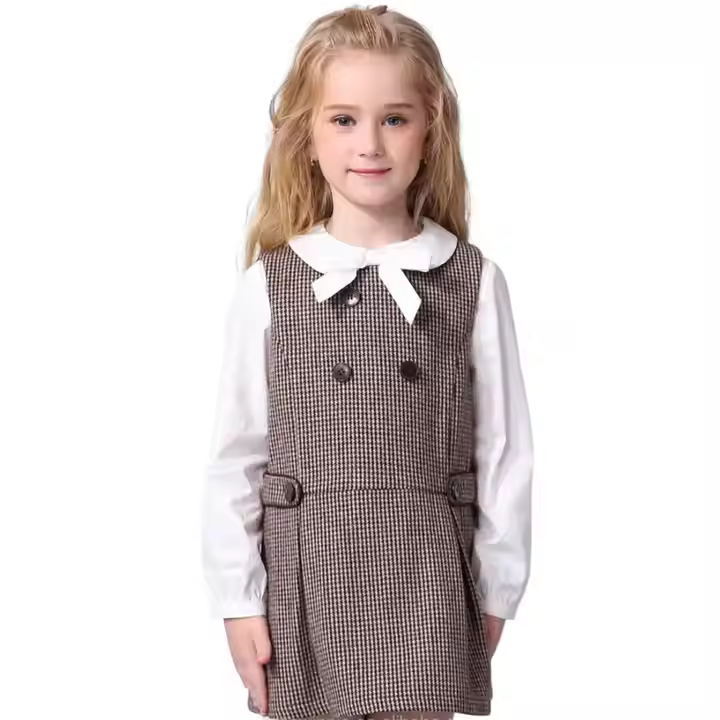 girls flower white dress