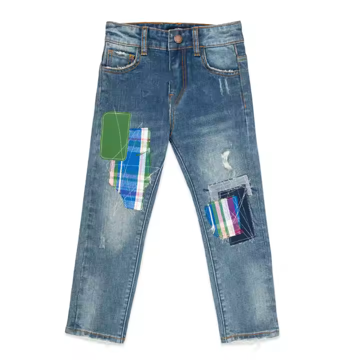 Knitted Boy Pants Jeans Style for 13 Year Old Boys Comfortable Box Pants