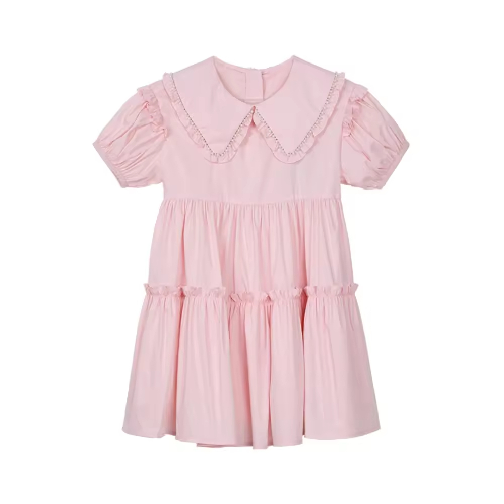 Girls Dresses 14 Year Fashionable Youth Dresses Pale pink Young Girls Dresses