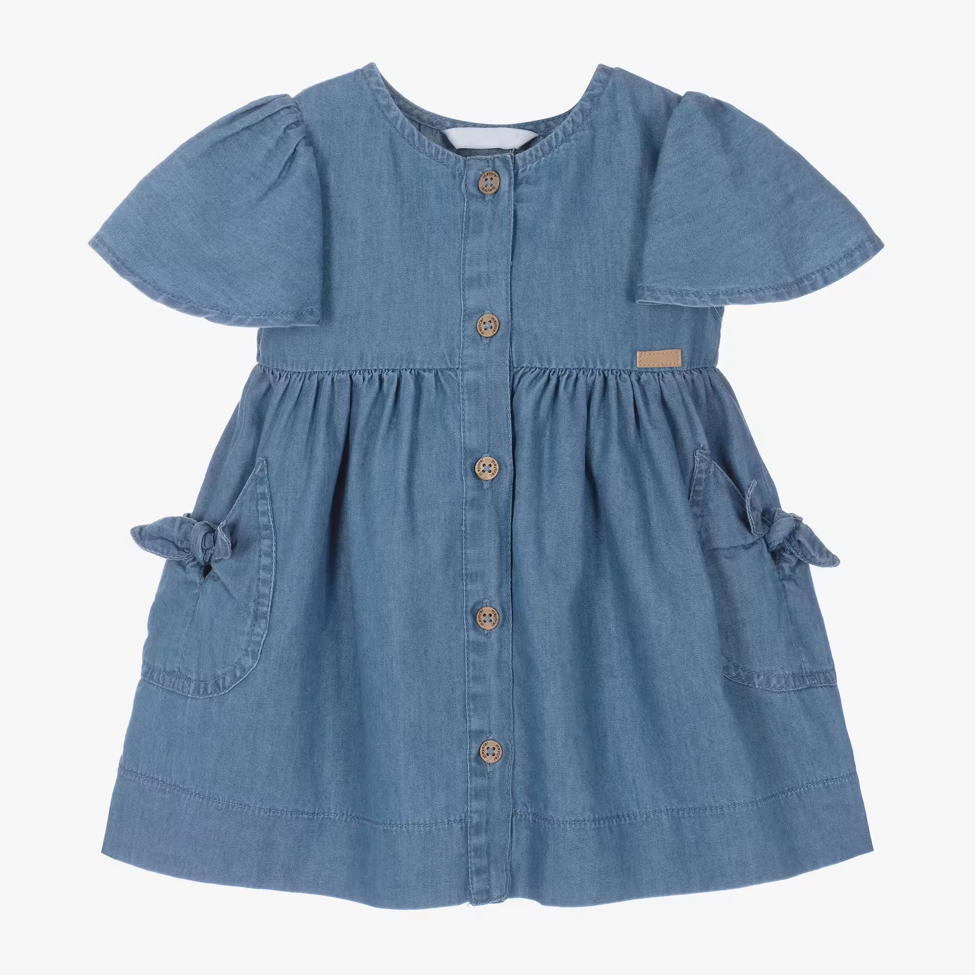 Guangzhou Custom Lightweight Denim Dress for Toddlers Summer Ruffle Jeans Dress for Girls Age Group Children