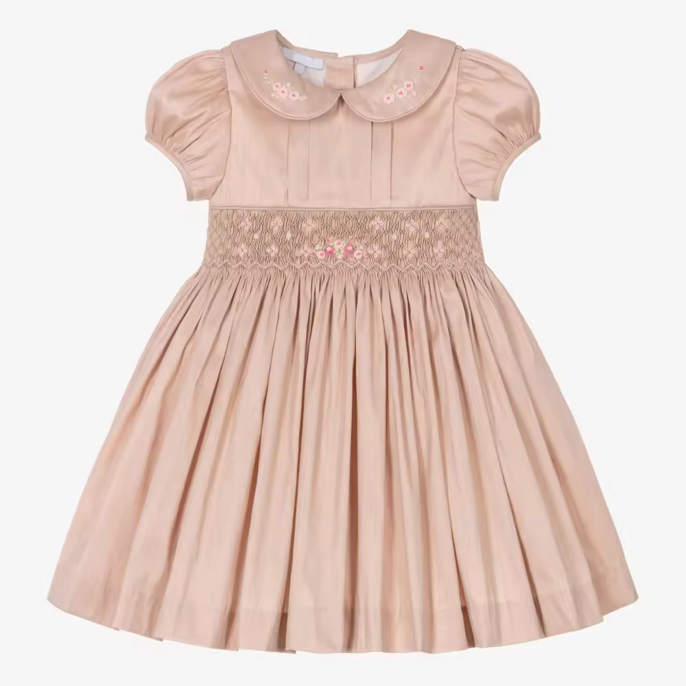 Elegant Casual Teen Dress for Girls 14 Years Old Short Sleeve Kids Dresses