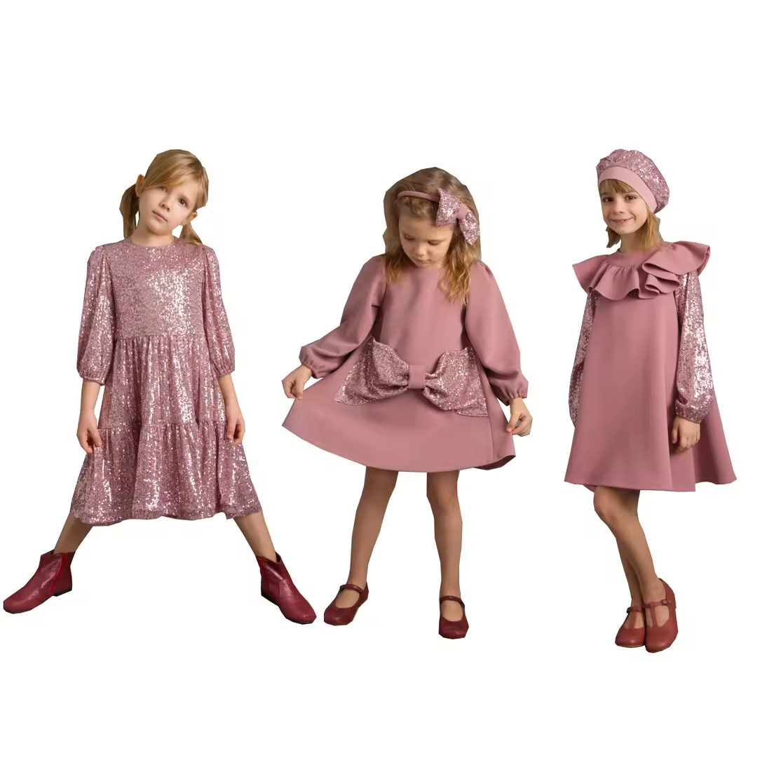 Customized Private Label Fashion Brand European Style New Collection Kids Clothes Girls Dresses Kids Dresses for Girls