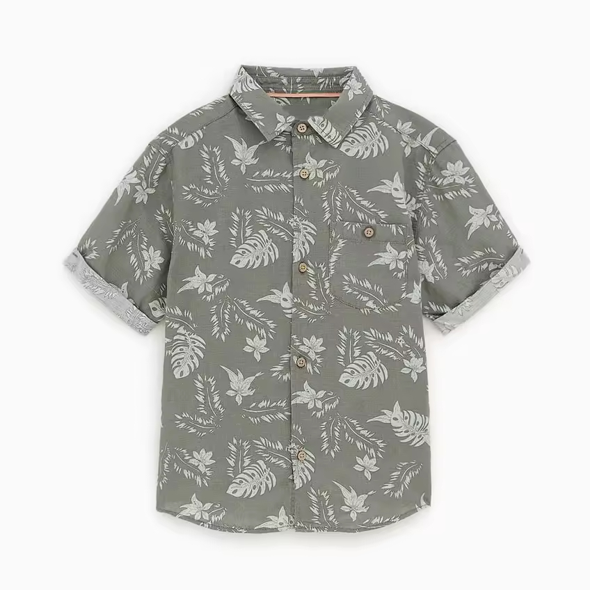 Import Clothing Brand Casual Woven Cotton Polo Shirt for Boys