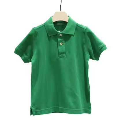 Custom Brand Logo Kids Clothing Baby Boys Short Sleeve Solid Cotton Polo Shirt Summer Boys Polo Shirt