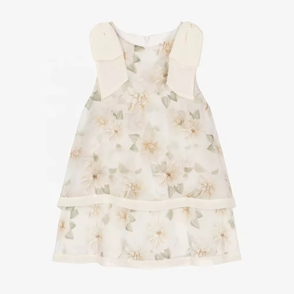 Flower Kids Frock Girls Dresses for Wedding Birthday Party Istanbul Turkey Children Gown Girl Dresses in Summer