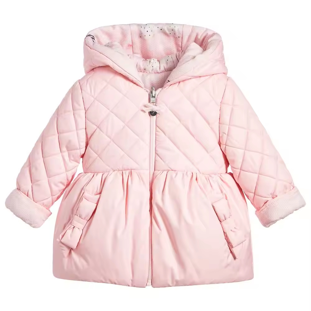 OEM&ODM New Kids Fashion Clothing Children Coat OEM Winter Children pink Coat Girls Winter Coat