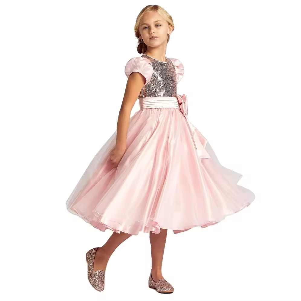 Private Label Brand Party Girls Clothes Dresses Girls Pageant Dresses for Kids