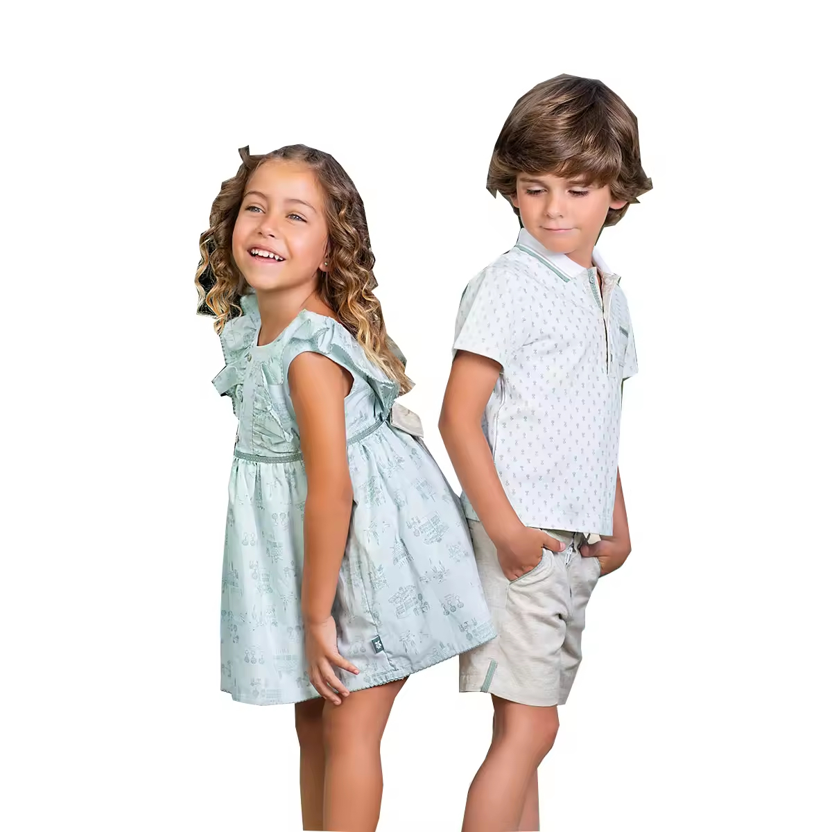 Guangzhou Custom Boutique Kids Clothing Private Label Girls Dress Summer Woven Fabric Solid Pattern Elegant Ruffles Decoration