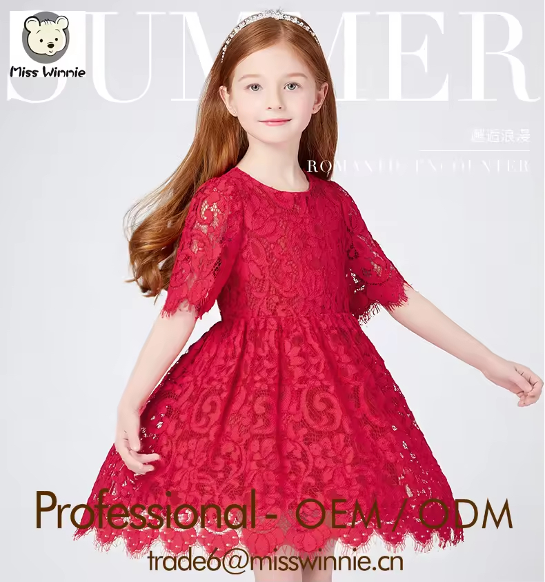 Factory Brand Custom Ballet Dresses for Girls New Model Lace Party Frock Age Group Children
